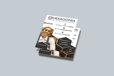 Mockup du projet Hexagonia